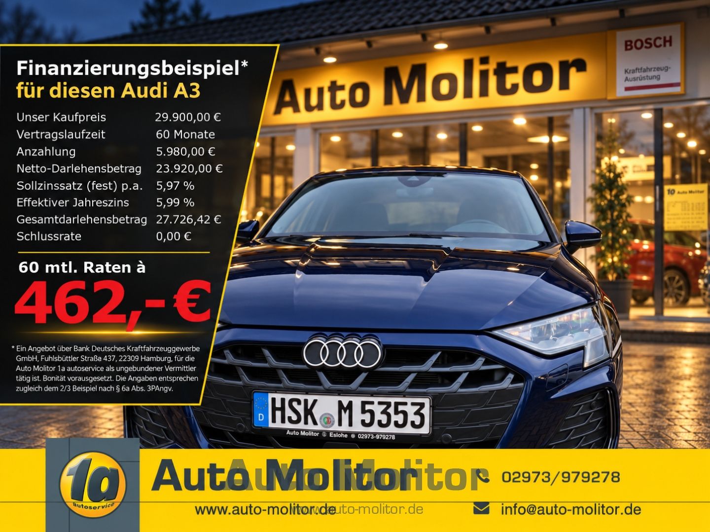Audi A3 35 TFSI S line S-line HUD AHK-abnehmbar Navi 