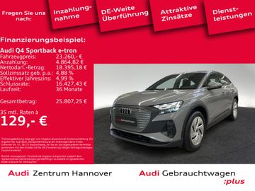 Audi Leasingangebot: Audi Q4 Sportback 35 e-tron Matrix DAB Sportsitze