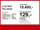 Volkswagen e-up! Style Plus Winter Assist+ Komfort Alu - weiße Volkswagen e-up!