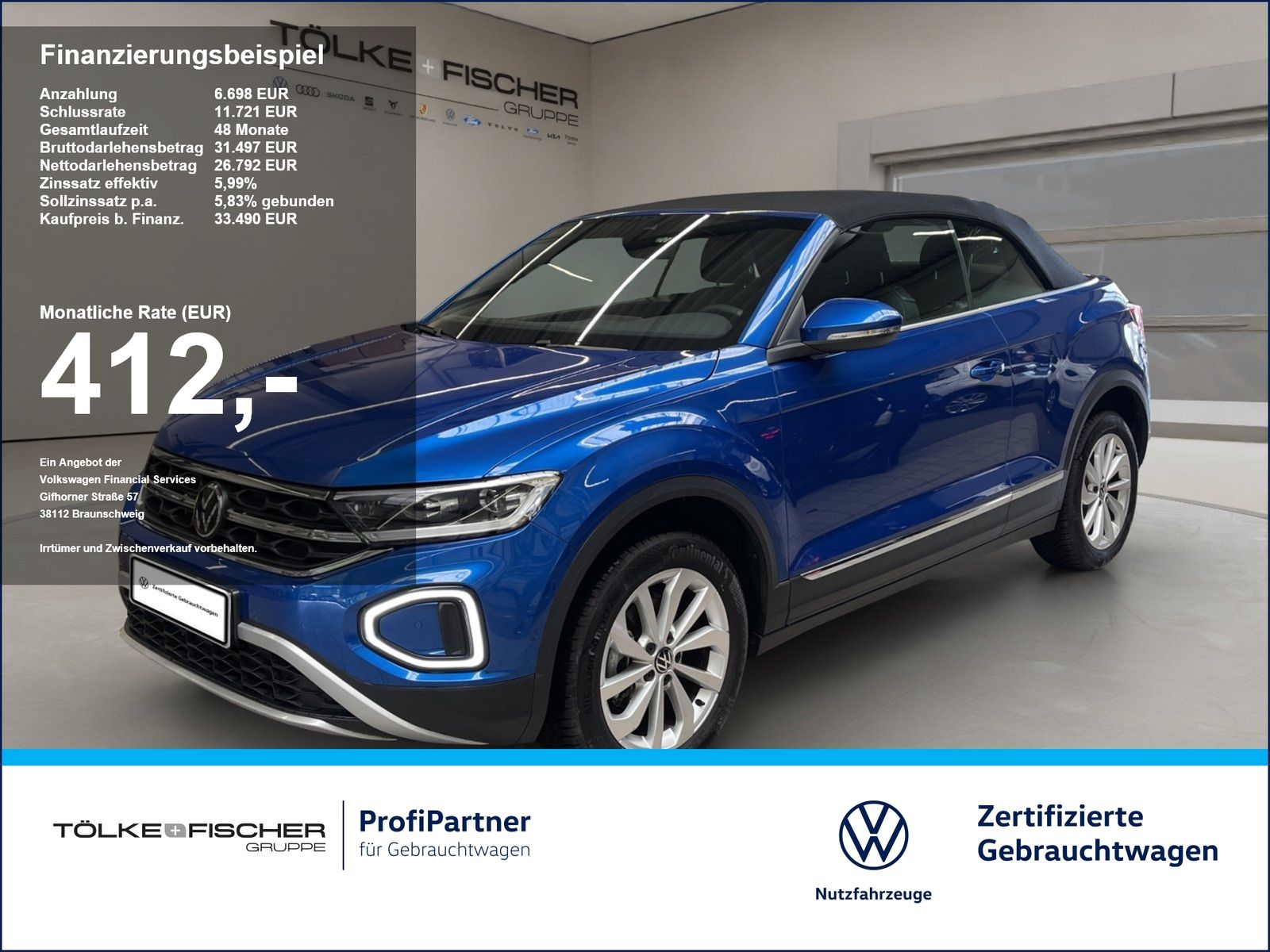 Volkswagen T-Roc Cabriolet 1.5 TSI Style ACC AUT Kam. Navi foto 1