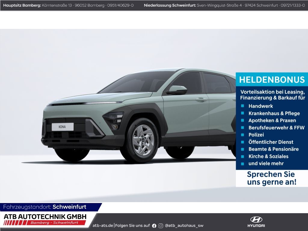 Hyundai KONA Select 1.6 T-GDi M/T 150 PS Navi LED ACC Ap