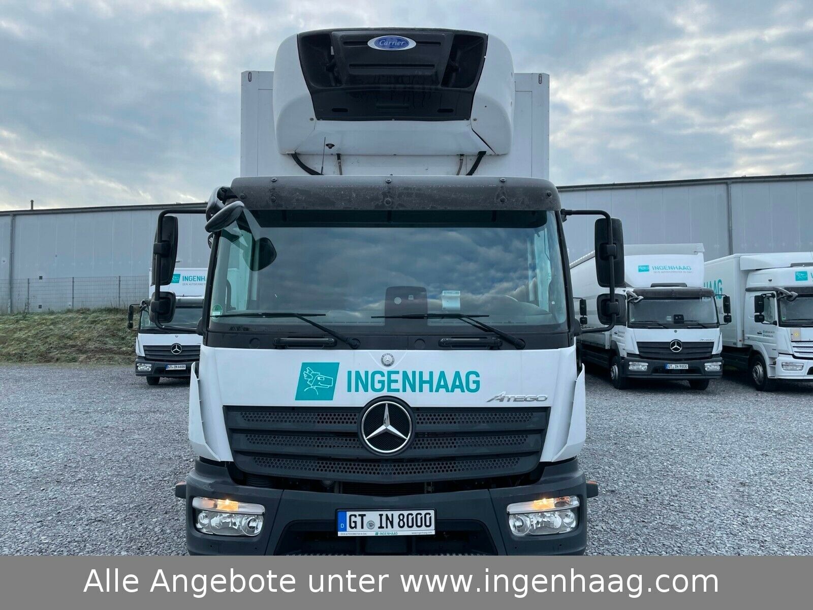 Fahrzeugabbildung Mercedes-Benz Atego 1524 L TK Carrier Schmitz Aufbau LBW/Aut.