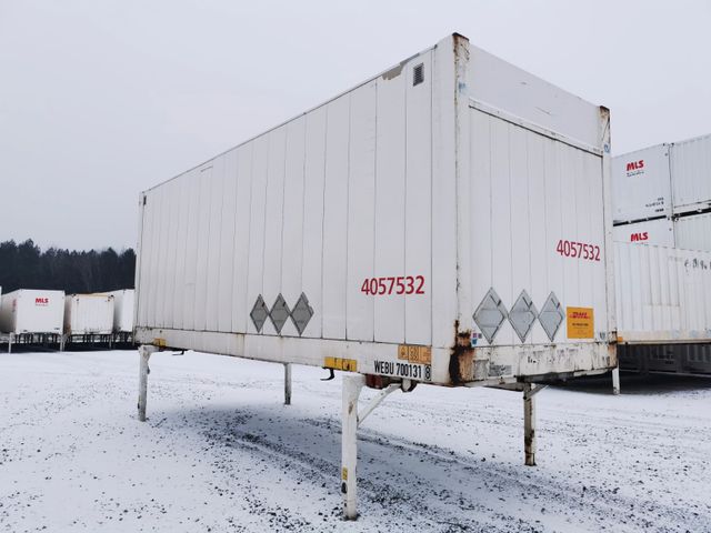 Krone BDF Wechselbrücke Wechselkoffer 7,82 m Portaltür