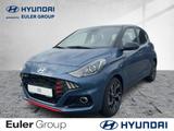 Hyundai i10 1.0iT MT 2WD N Line Sportpaket Navi Apple Ca - mit Benzin-Antrieb: Blau, Kombi, Sportpaket