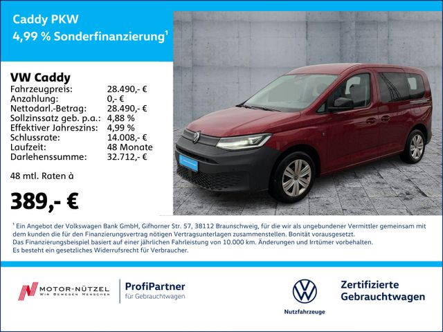 Volkswagen Caddy 1.5 TSI DSG LED+SHZ+2xPDC+GRA+MFL+MAL+DAB