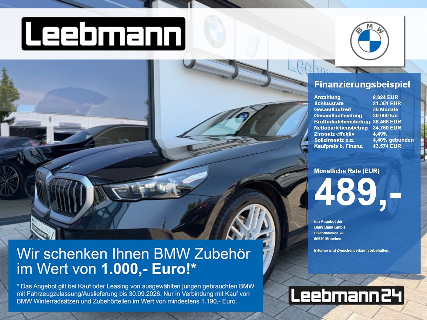 BMW 520d Lim. StandHz/HUD/360 Finanzierung ab 2,49%