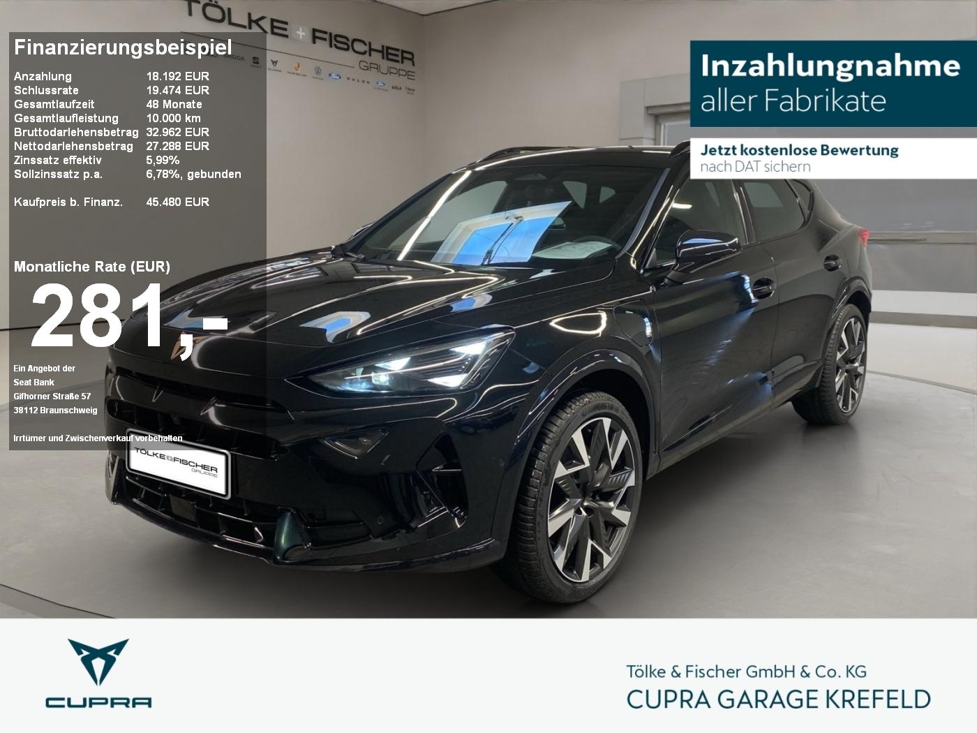 Cupra Formentor TSI 1.5 VZ DCC ACC AUT Kam. Navi LM