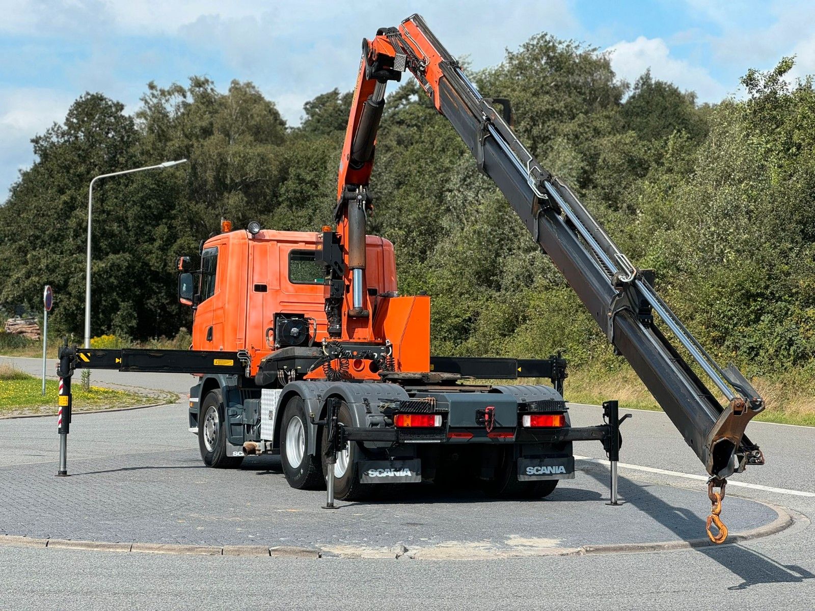 Fahrzeugabbildung Scania R 500 V8 SZM  PK29002 4x hydr. 4-Punkt Abstz 6x4