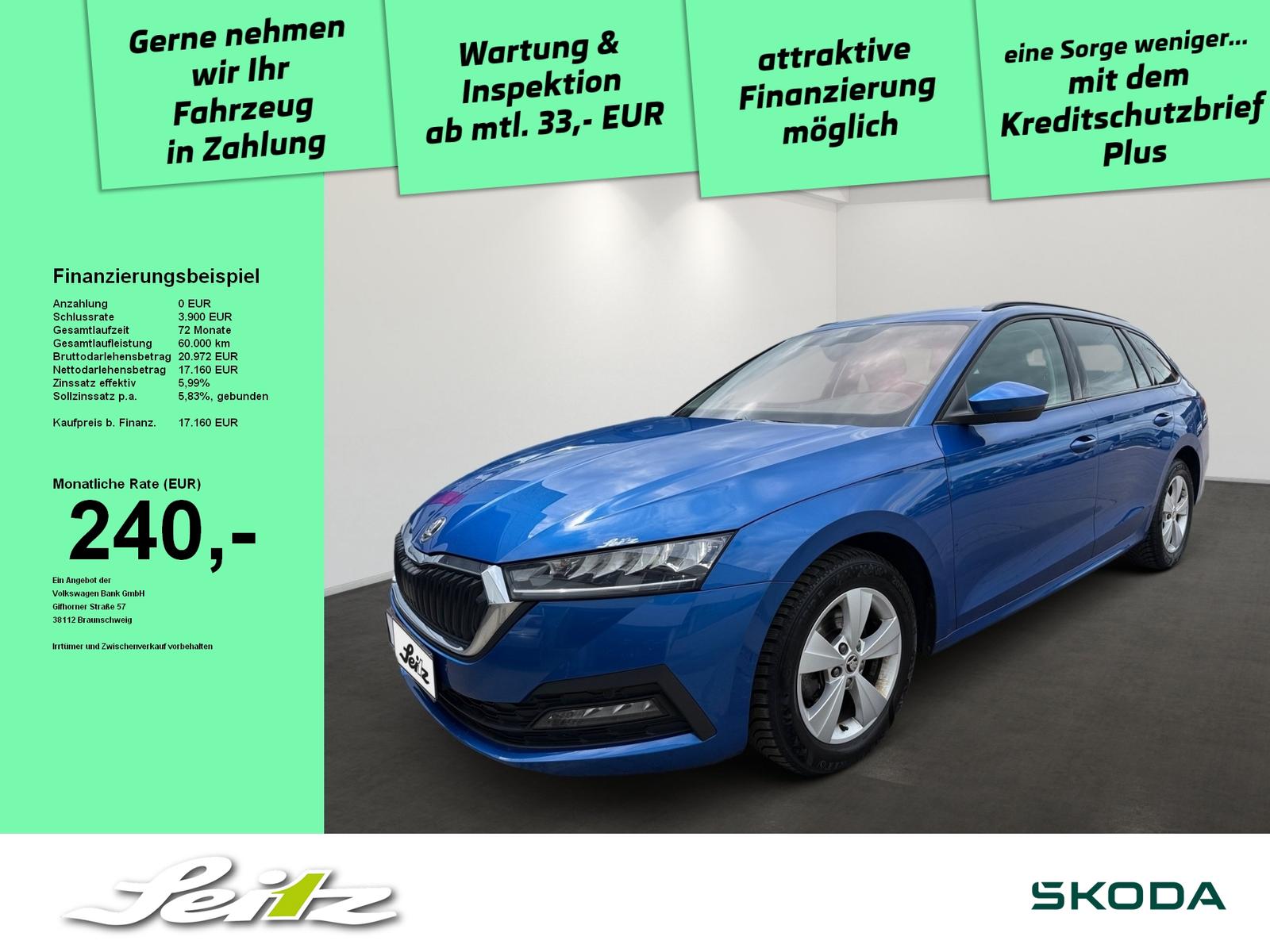 Skoda Octavia Combi 2.0 TDI Ambition *LED*NAVI*PARKSEN