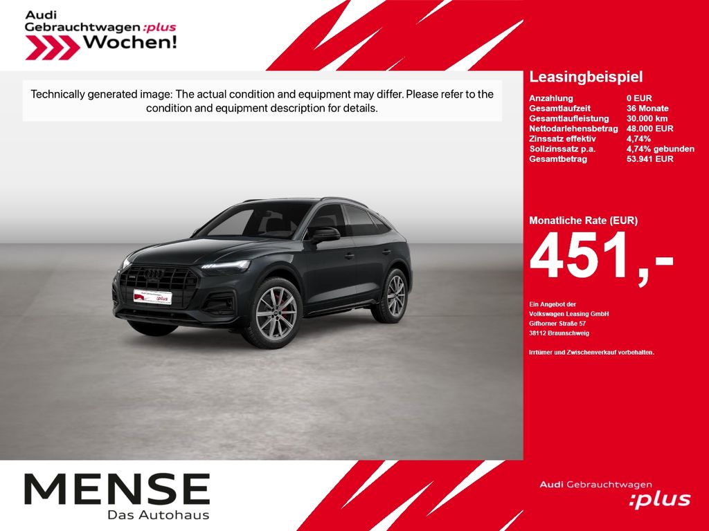 Audi Q5 Sportback 50 TFSI e quattro S tronic advanced