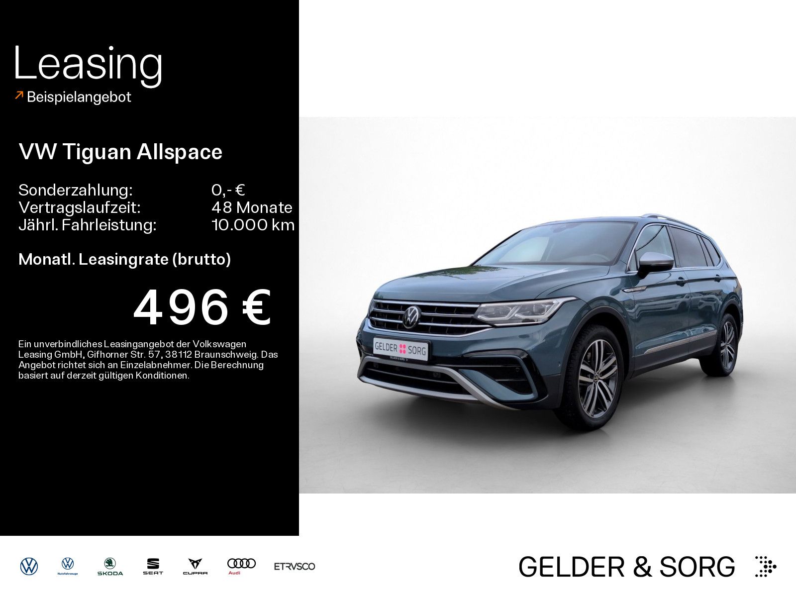 Volkswagen Tiguan Allspace TSI Elegance 4M AHK*H&K*7Sitze