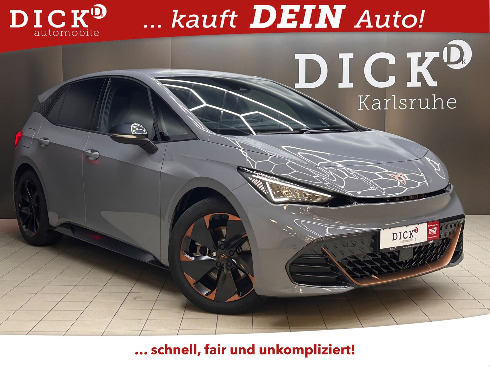 Cupra Born 58 KWH Dynam ALCANT+LED+SHZ+NAVI+ACC+360°+