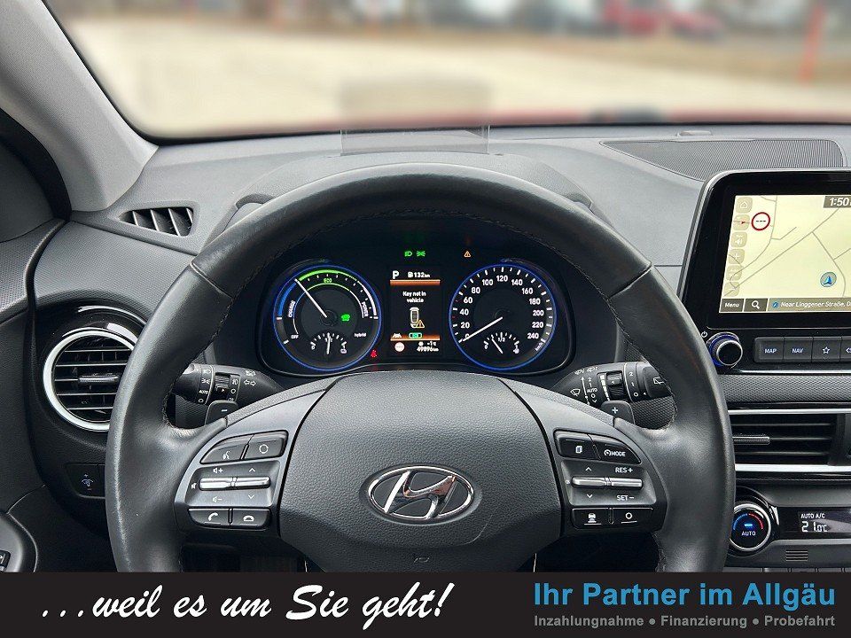 Fahrzeugabbildung Hyundai KONA HEV PREMIUM AHK 2J-GARANTIE LEDER+HUD+NAV++