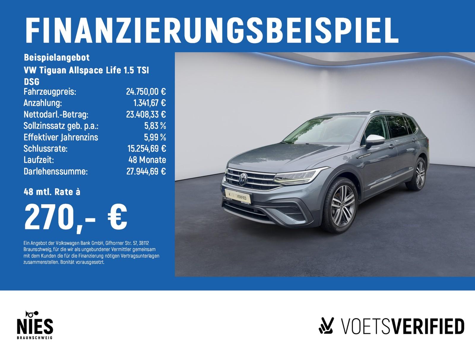 Volkswagen Tiguan Allspace Life 1.5 TSI DSG AHK+PANO+NAVI