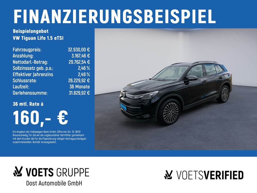Tiguan Life 1.5 eTSI AHK+LED+NAVI+SHZ+RearView