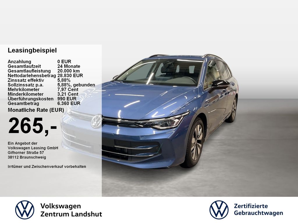 Golf VIII Variant GOAL 1.5 eTSI DSG 360 ACC AHK