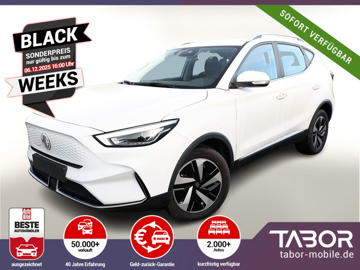 MG ZS EV 51 kWh Comfort LED Nav ACC SHZ UVP-39%*