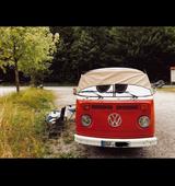 Volkswagen T2 b Bulli Bus restauriert / Motor NEU / O-Lack - rote Volkswagen T2