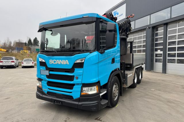 Scania G540 6x4 Fassi 395-7 SZM&Pritsche