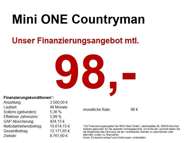 MINI ONE Countryman Pepper ParkAssi/SH/Excite/K-ZUG