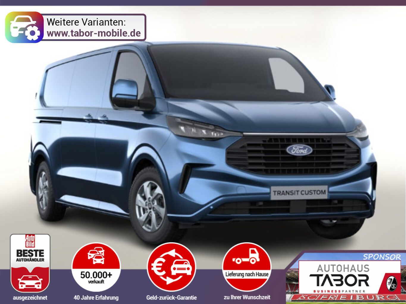 Ford Transit Custom Limited 320L2 LED SHZ UVP-41%*
