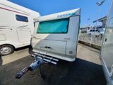 Adria Exclusive/Nasszelle/Festbett - Festbett Wohnwagen