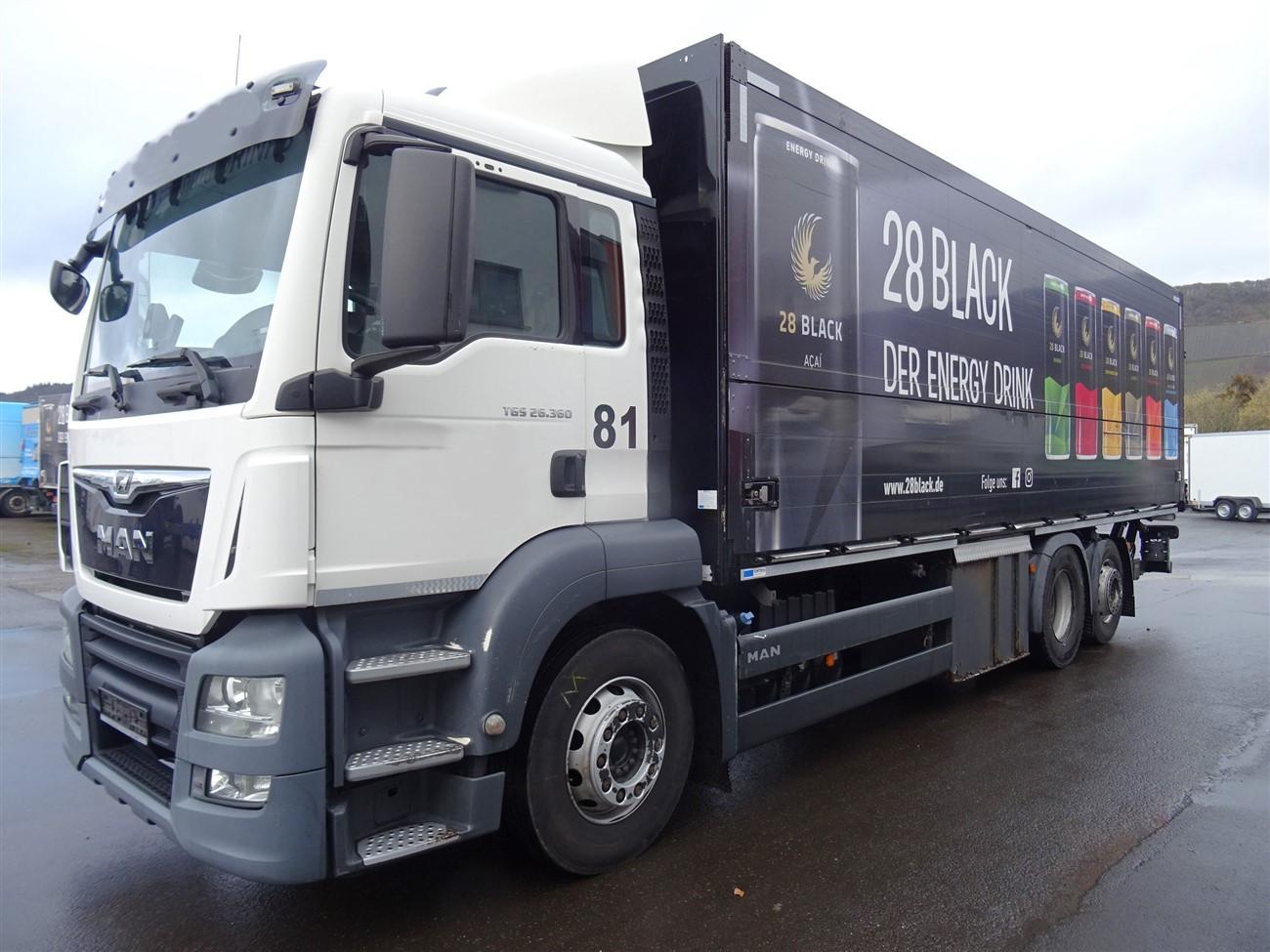 MAN 26.360 TGS*Schwenkwand*20 Pal*Lift/Lenk*2,5t LBW