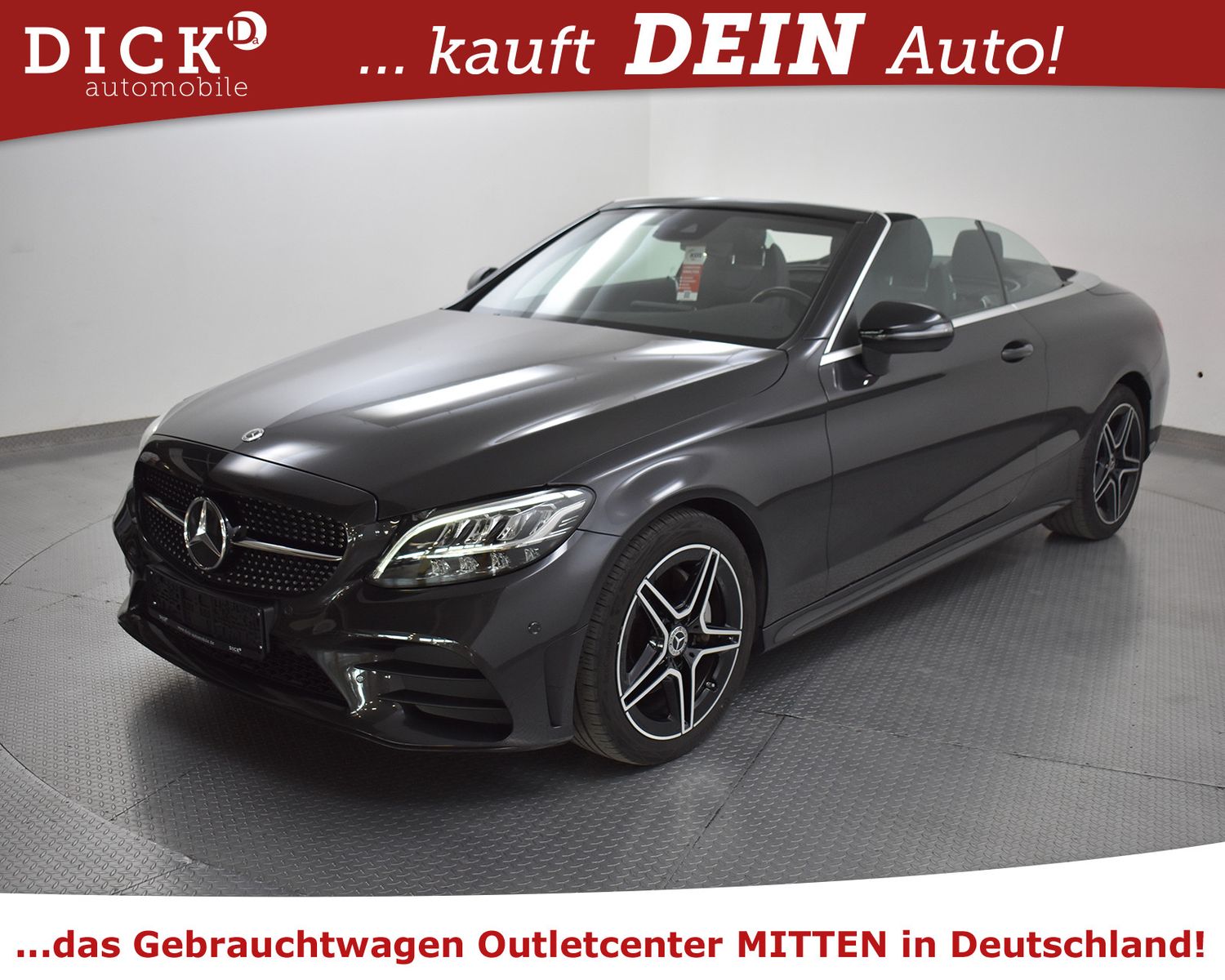 MERCEDES-BENZ C 220d Cabrio AMG Line COMAND+LED+MEMO+BURM+KAM+ - Image 17