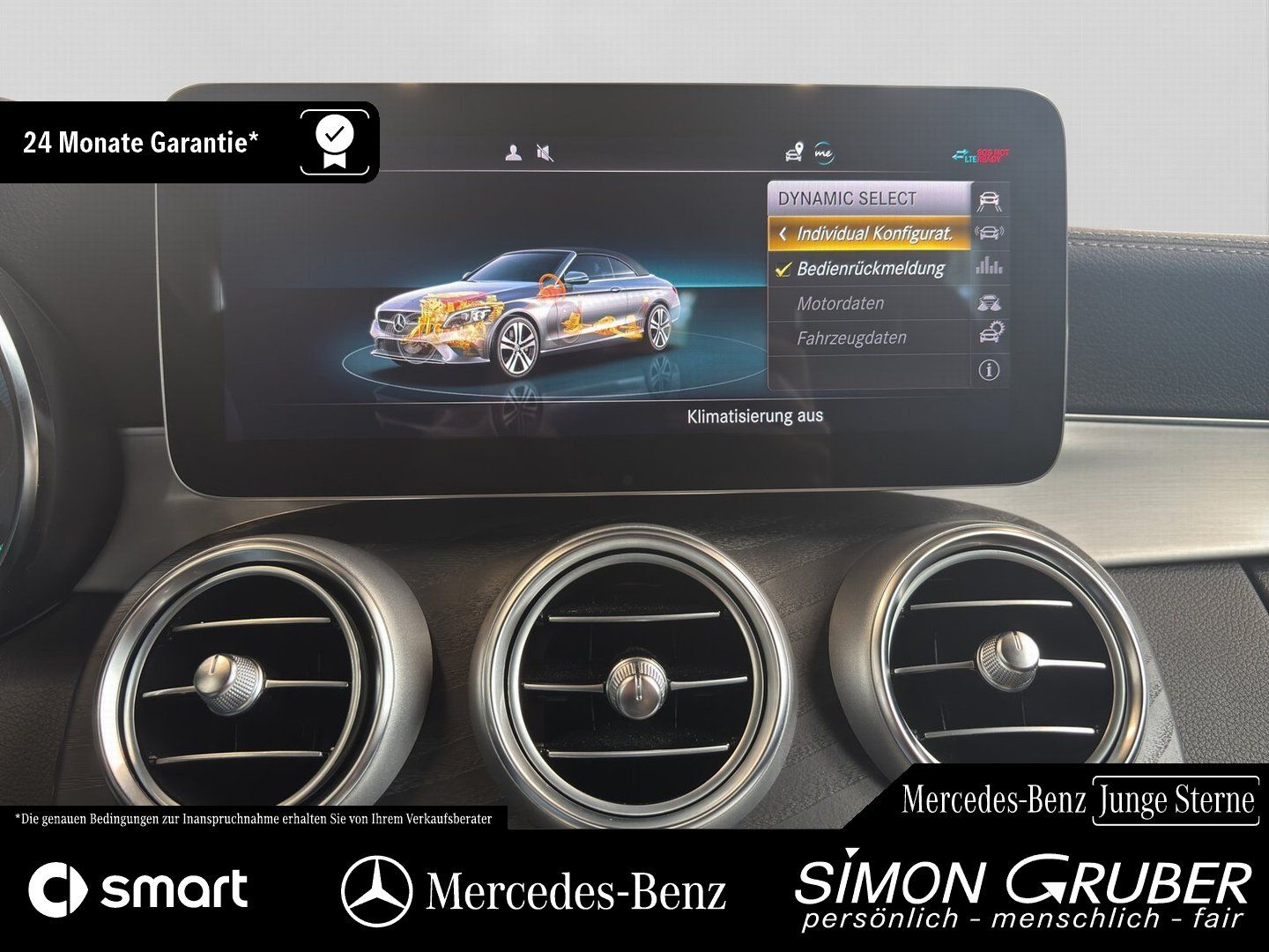 Fahrzeugabbildung Mercedes-Benz C 200 Cabriolet AMG Night Distronic 360 19 Zoll