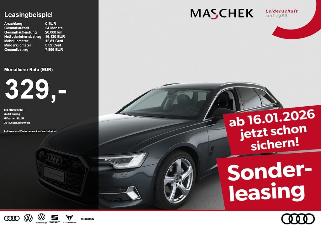 A6 Avant 40TDI S tronic AHK 360° Matrix ACC LM19