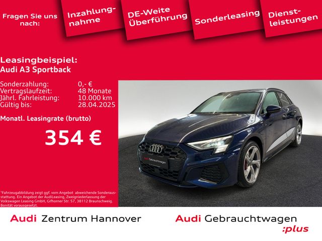 Audi A3 Sportback S line 45 TFSIe Matrix AHK B&O Kame