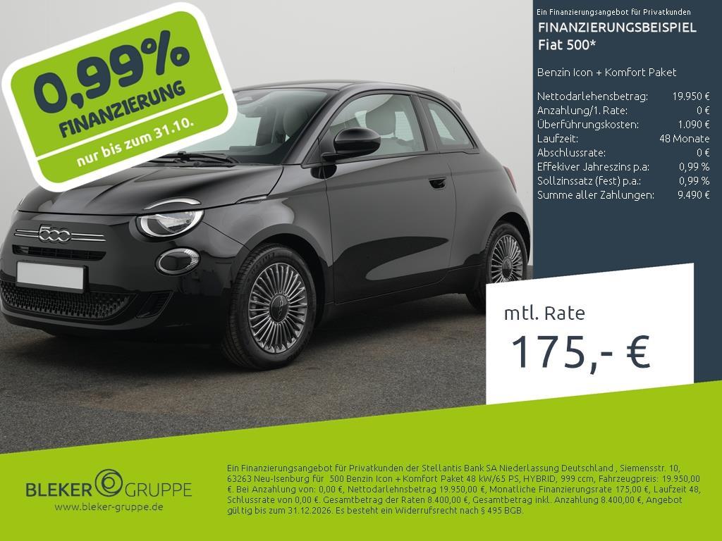 Fiat 500 Benzin Icon + Komfort Paket