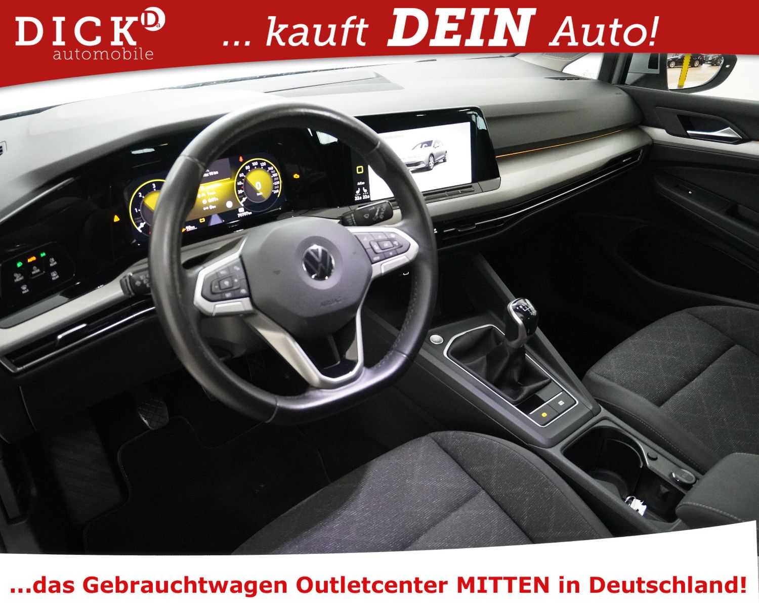Fahrzeugabbildung Volkswagen Golf VIII 2.0d Life VIRTU+NAVI+LED+ACC+SHZ+SPUR+