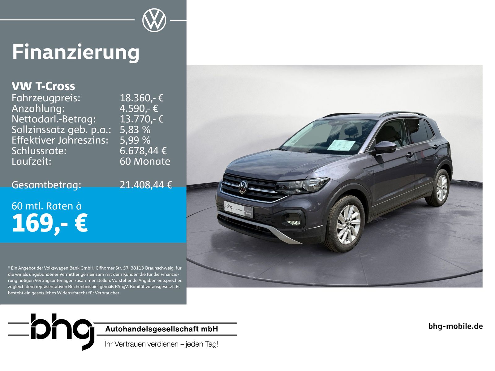VW T-Cross 1,0 TSI Life ACC PDC KAMERA SHZ CARPLAY