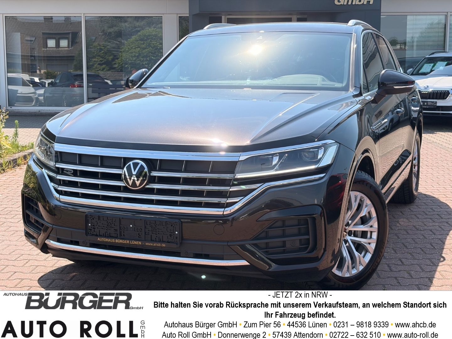 VW Touareg R-Line 4M Navi AHK ACC Luftfederung Lede