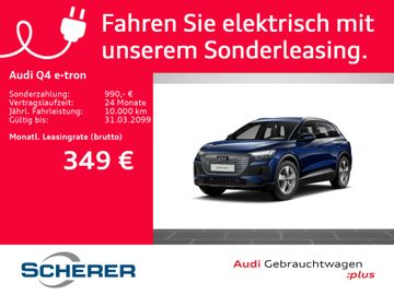 Audi Leasingangebot: Audi Q4 e-tron 40 NAVI+KAMERA MATRIX