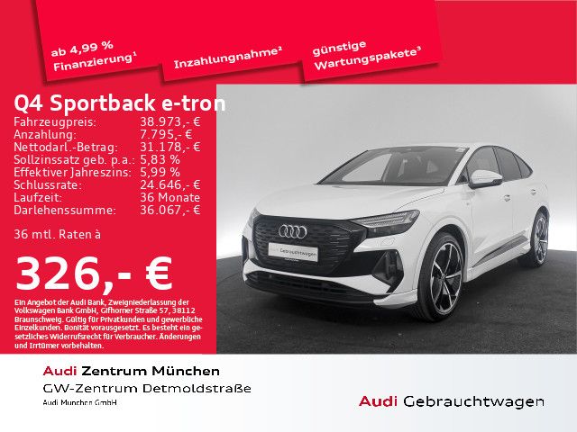 Audi Q4 Sportback 40 e-tron S line SONOS/ACC+/Matrix/