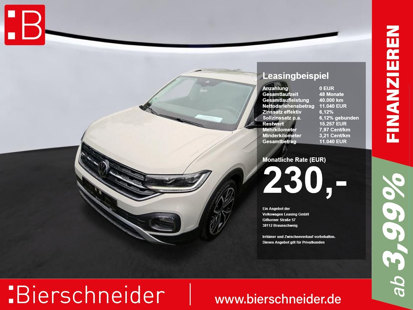 Volkswagen T-Cross 1.0 TSI DSG Style AHK KAMERA LED ACC NAV