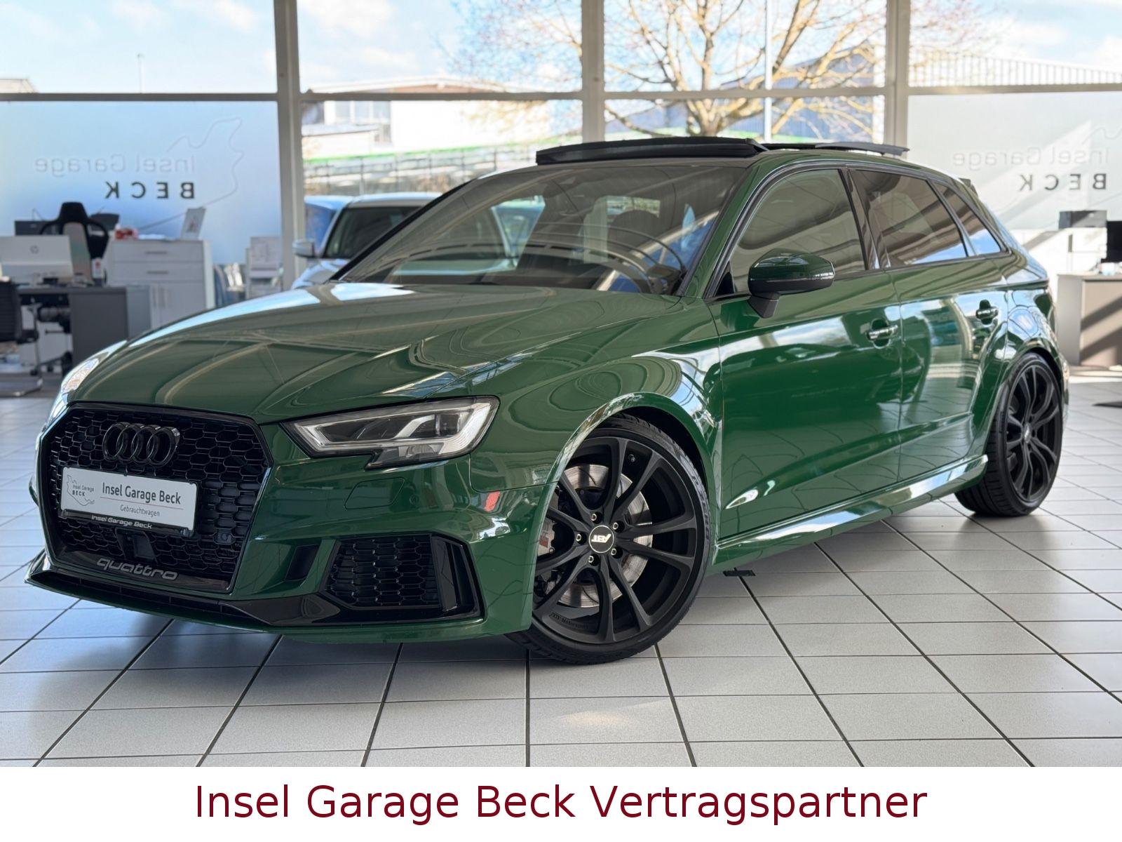 Audi RS3 Sportback/Irischgrün/NO OPF/280/K&W/PANO