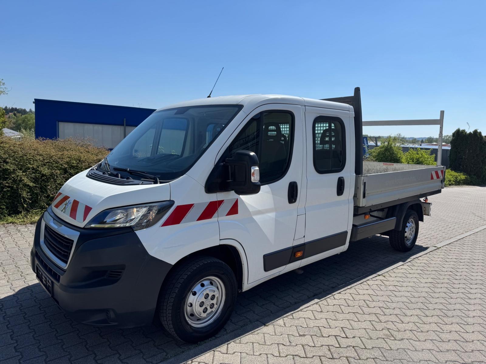 Peugeot Boxer Maxi Pritsche Doka Klima Standheiz. Tempom