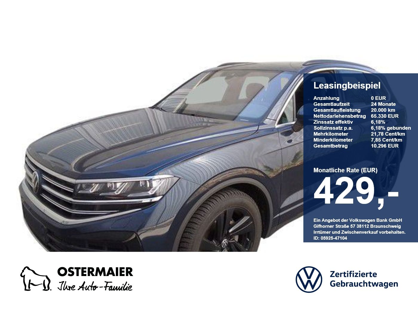 Volkswagen Touareg ELEGANCE 3.0TDI 286PS NP.113T WANK.AHK.P
