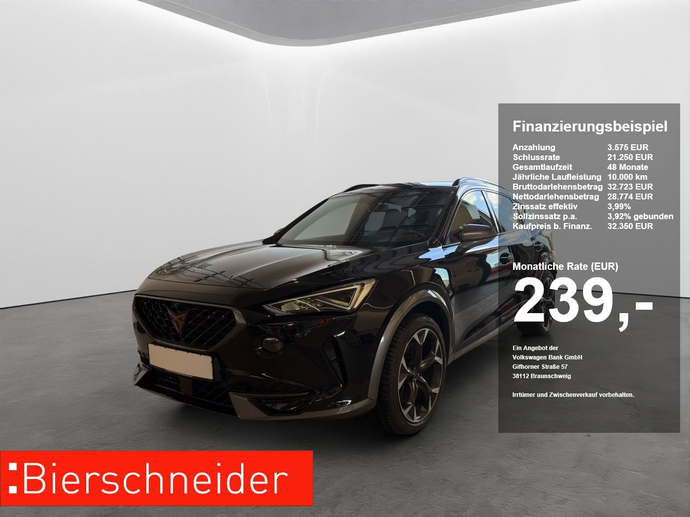 Cupra Formentor 2.0 TSI DSG 4Drive VZ LED+NAVI+AHK+19