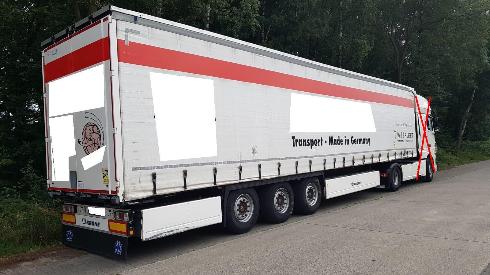 Krone SD Krone Achsen Liftachse 1+3 Palettenkasten