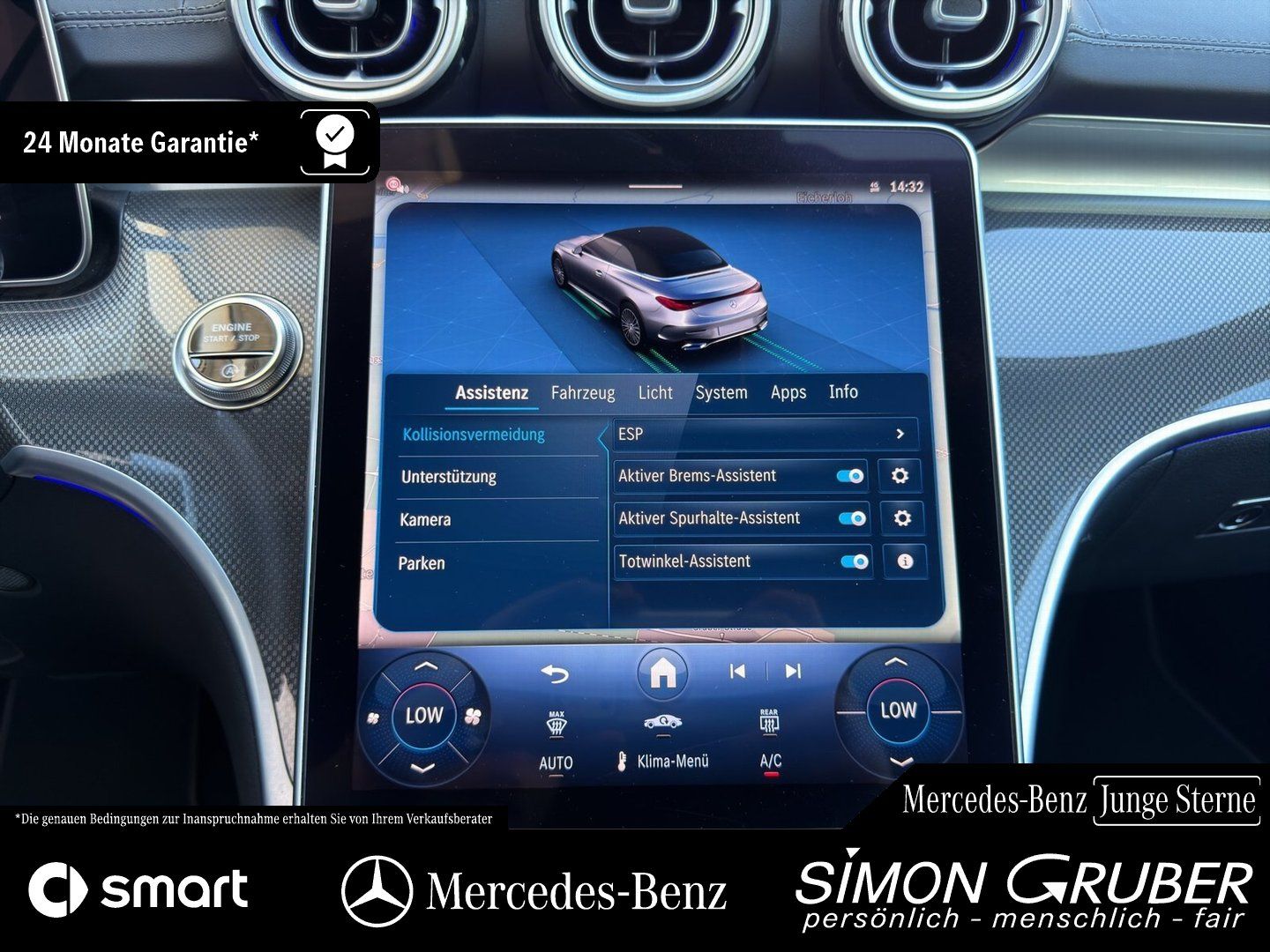 Fahrzeugabbildung Mercedes-Benz CLE 200 Cabrio AMG Night Ambi+ KeyGo Memo 20Zoll