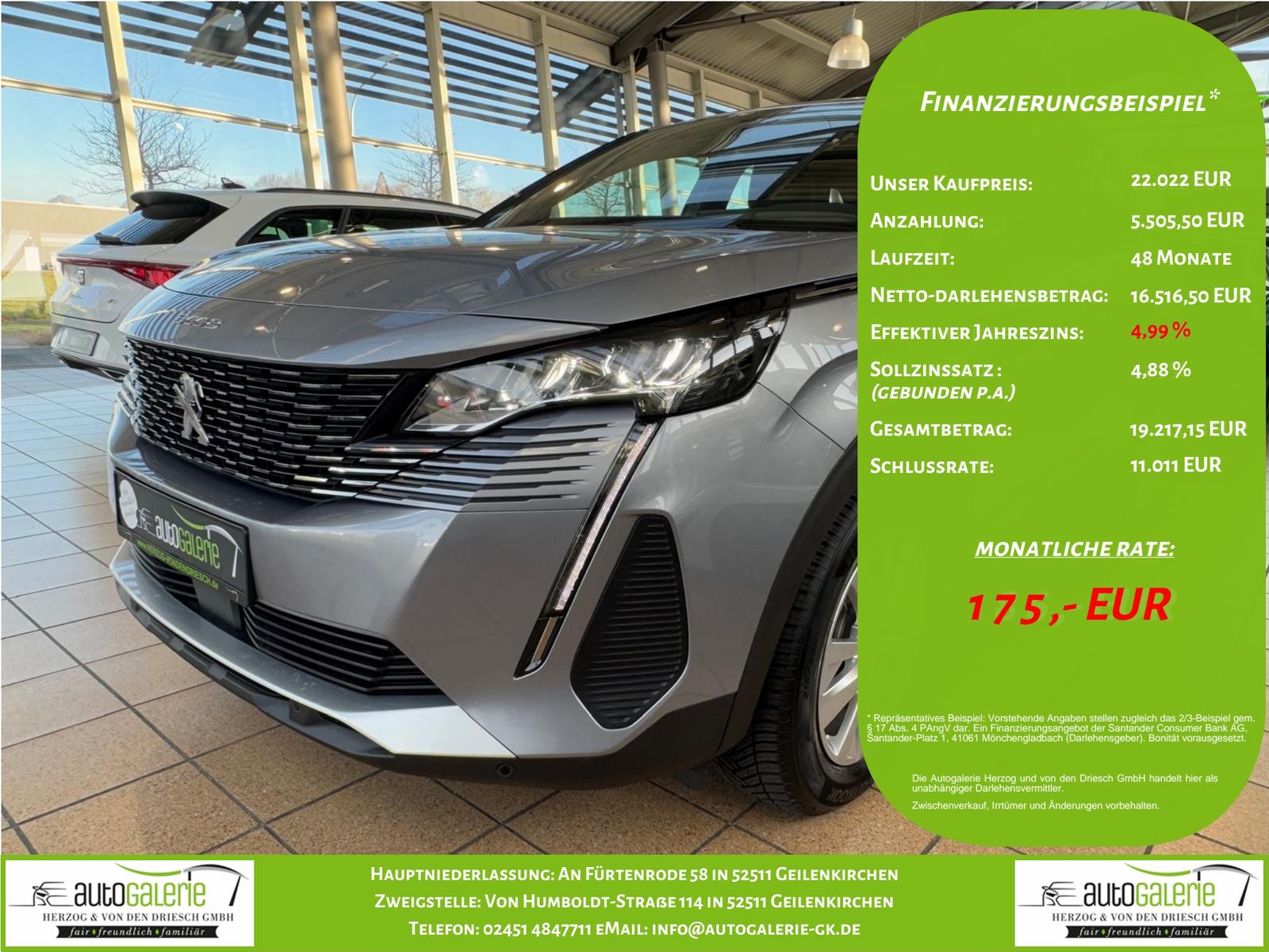 Peugeot 3008 PureTech 130 Stop & Start GPF Active Pack