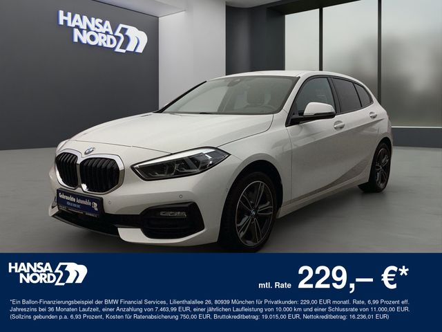 BMW 118i SPORTLINE LED NAVI KAMERA AHK PDC SHZ 17"