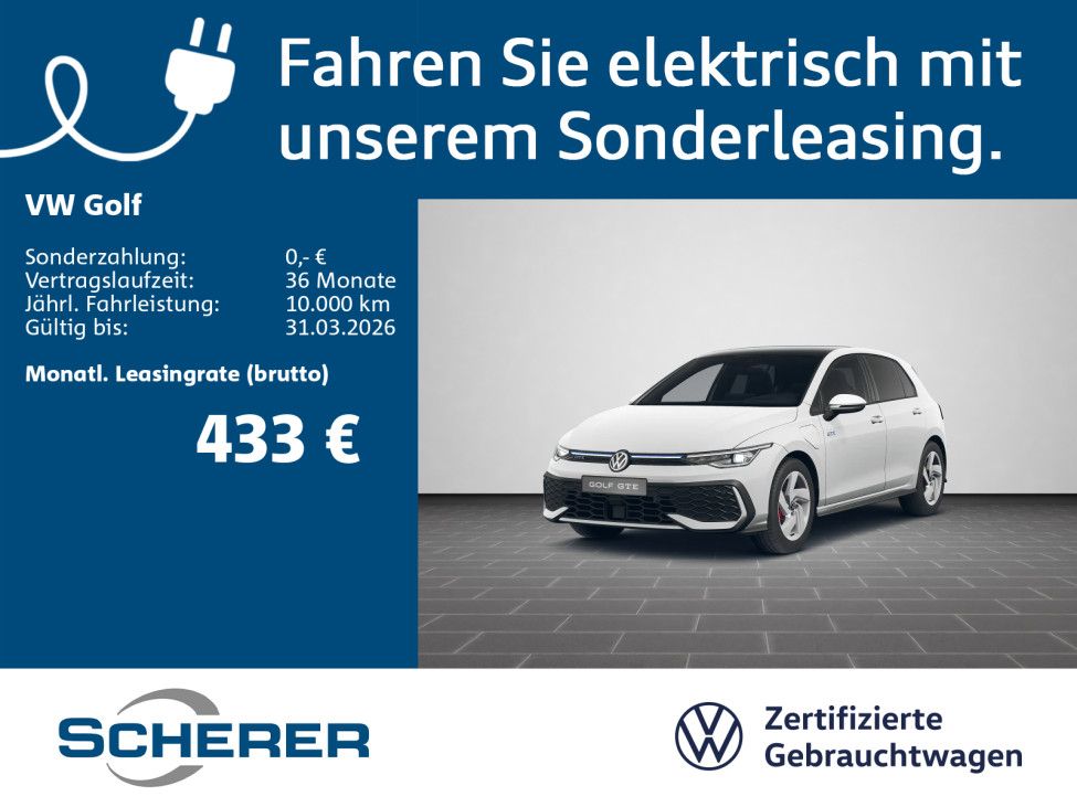 Golf VIII GTE 1.5 eHybrid LED+ NAVI HuD RFK ACC