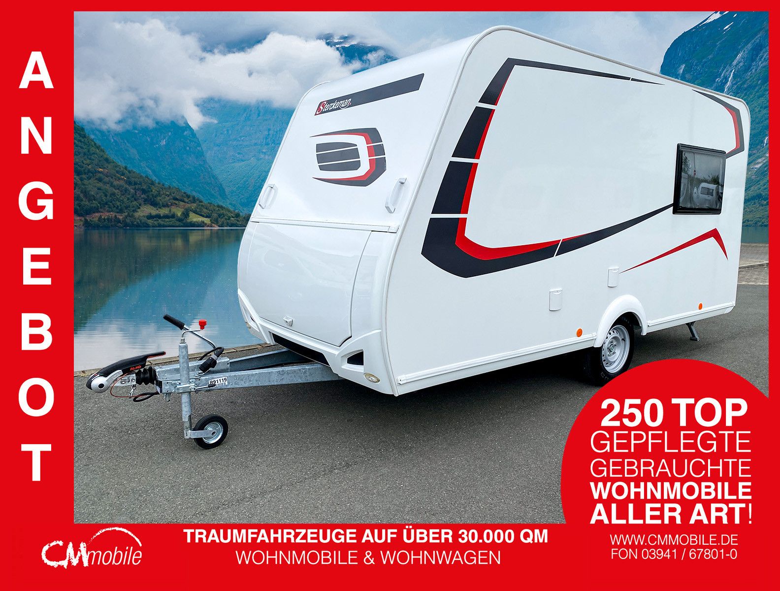 Sterckeman
 Easy 390 CP - Festbett - 4er Sitzgruppe -
