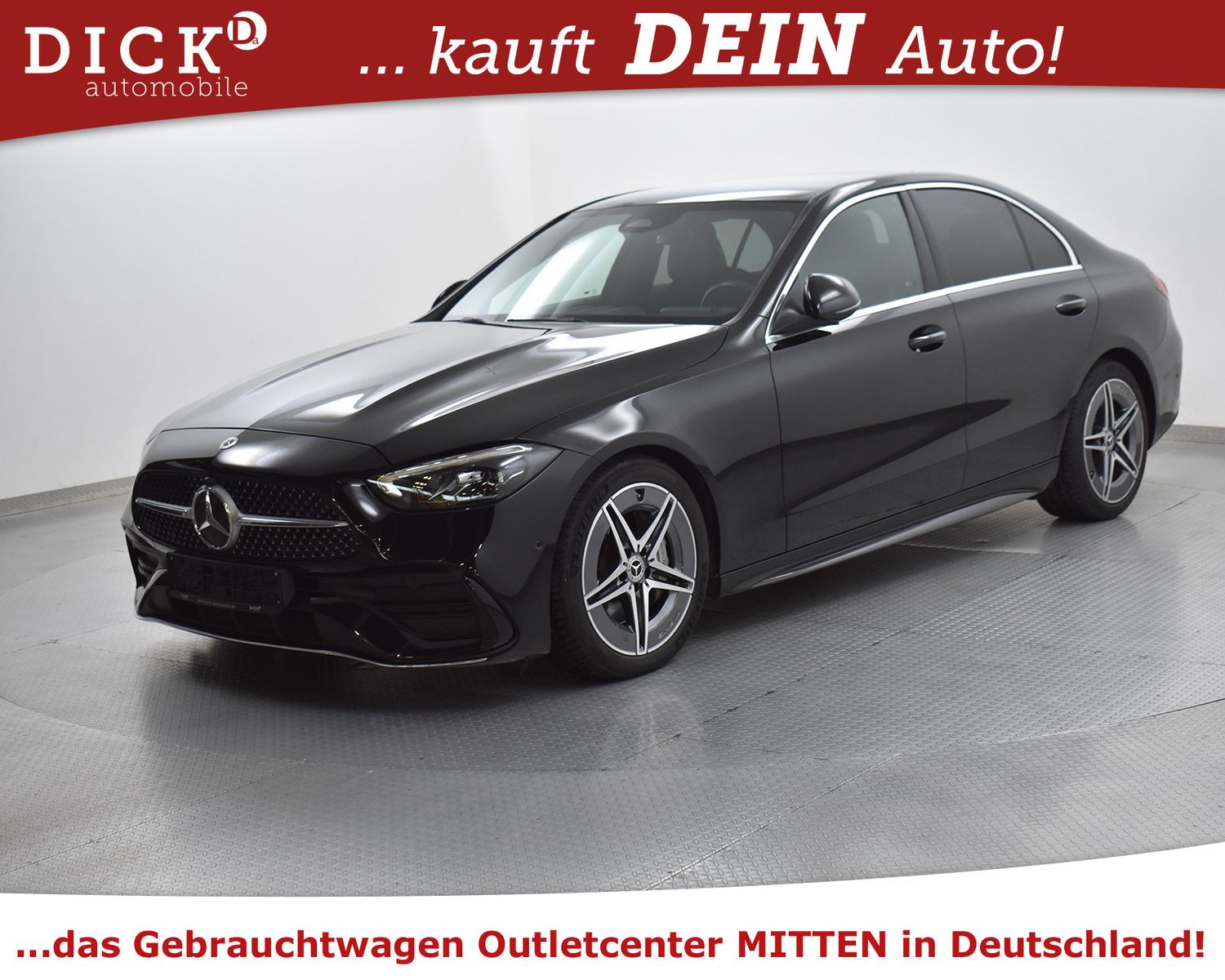 MERCEDES-BENZ C200d 2X AMG Line CARBON+VIRTU+KAM+ALCANTAR+LED+ - Image 4