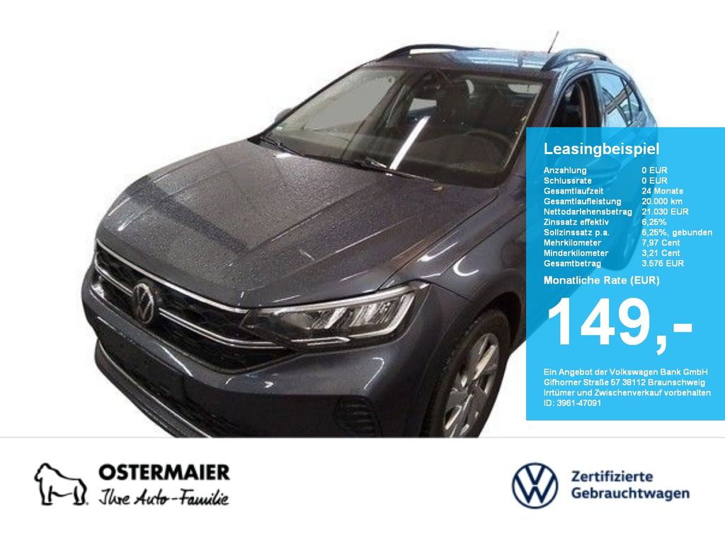 Volkswagen Taigo LIFE 1.0TSI 116PS NP.32T ACC.LED.5JG.SHZG.